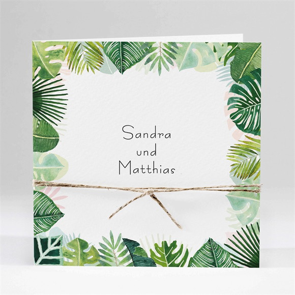 Hochzeitseinladung Dschungel ref.N451167
