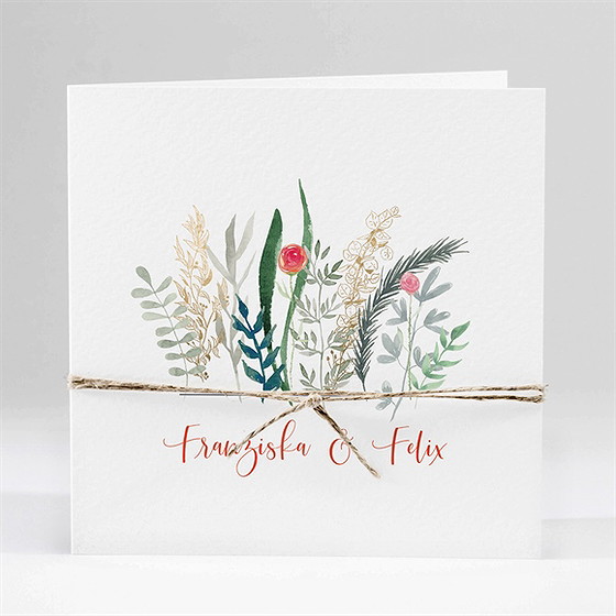 Hochzeitseinladung Frühlingsdüfte