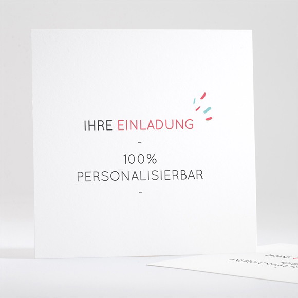 Einladung Taufe Blanco - 13,5x13,5cm (N35155) ref.N35155