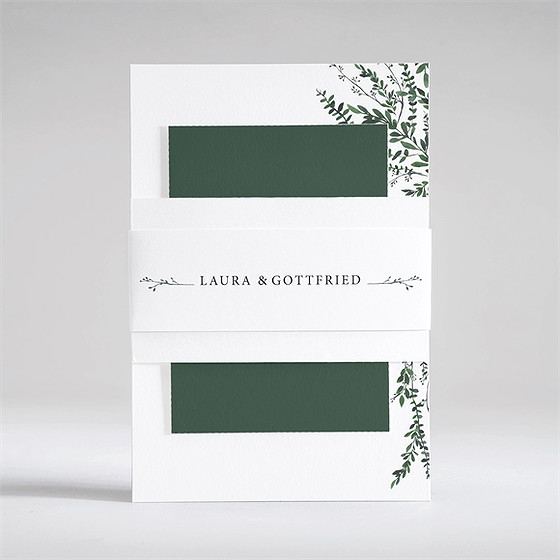 Hochzeitseinladung Waldrand