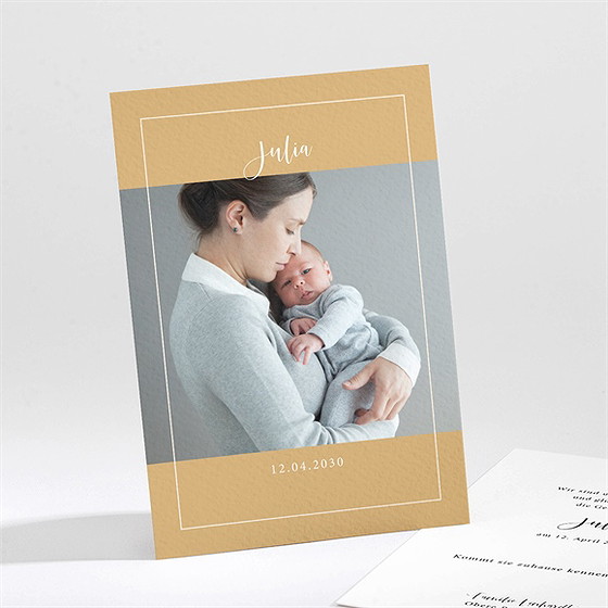 Geburtskarte Zärtlichkeit