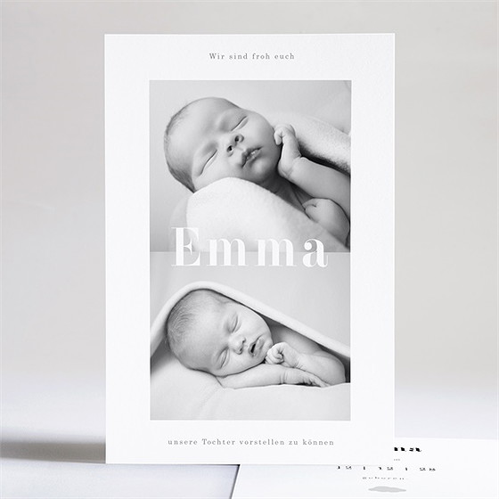 Geburtskarte Spiegel