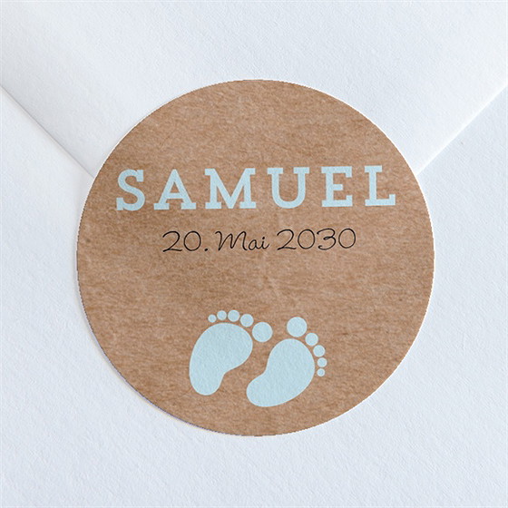 Sticker Geburt origami freude