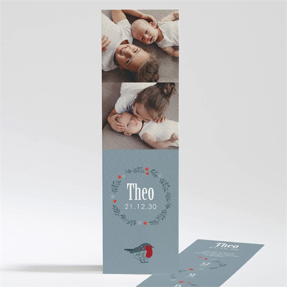 Geburtskarte Winterliche Gestaltung ref.N20157