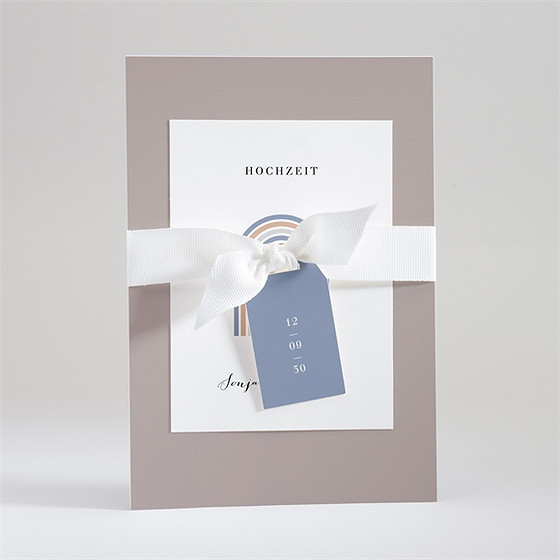 Hochzeitseinladung Triumphbogen