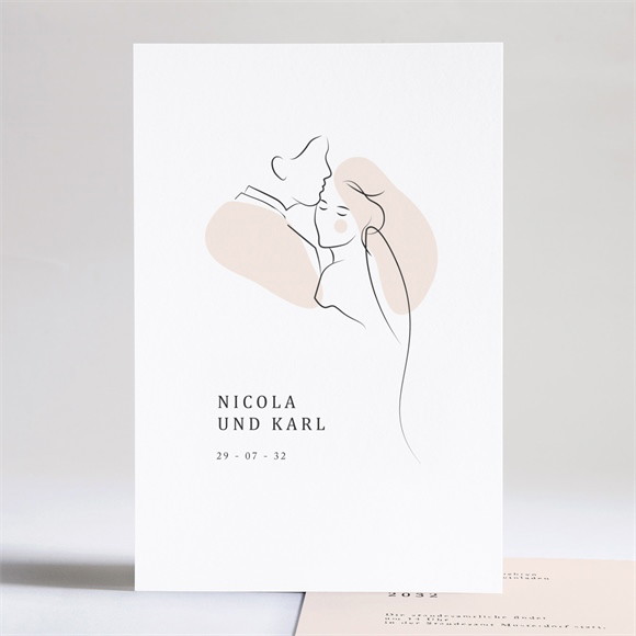Hochzeitseinladung Umarmung ref.N241222