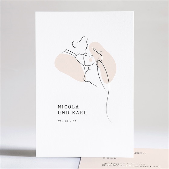 Hochzeitseinladung Umarmung