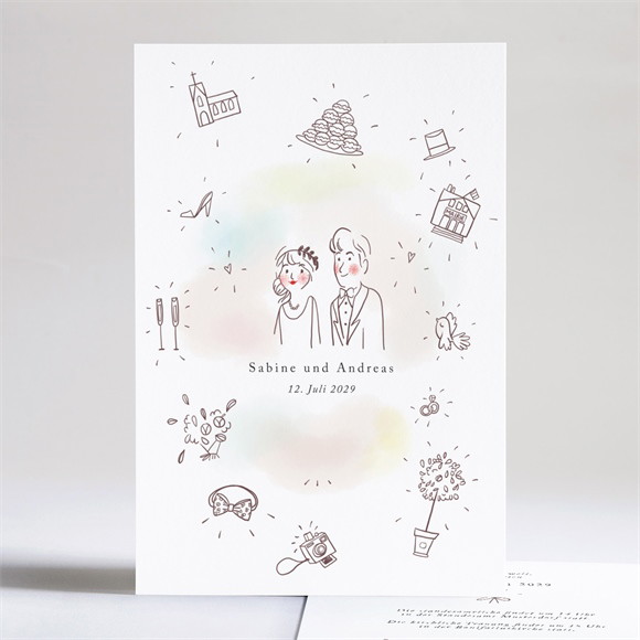 Hochzeitseinladung Party Time ref.N241224