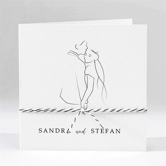 Hochzeitseinladung Skizze