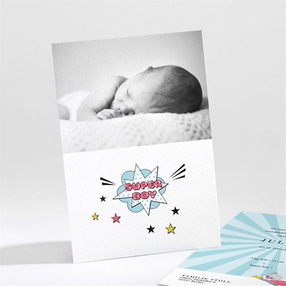Geburtskarte Super Boy ref.N211284