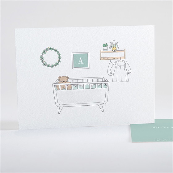 Geburtskarte Sein Kinderzimmer