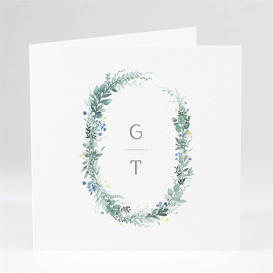 Hochzeitseinladung Aquarell Poesie Mit Initiale