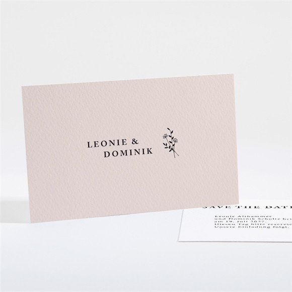 Save the Date Karte Zartes Trio ref.N161112