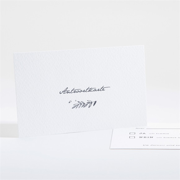 Antwortkarte Hochzeit Laub ref.N161148
