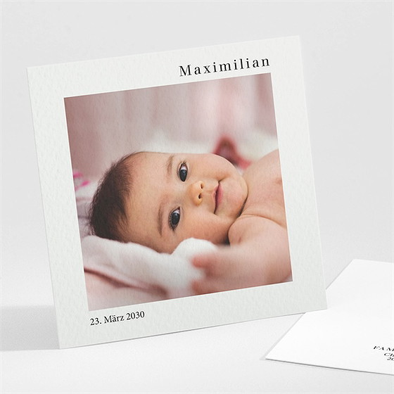 Geburtskarte Kleines Porträt