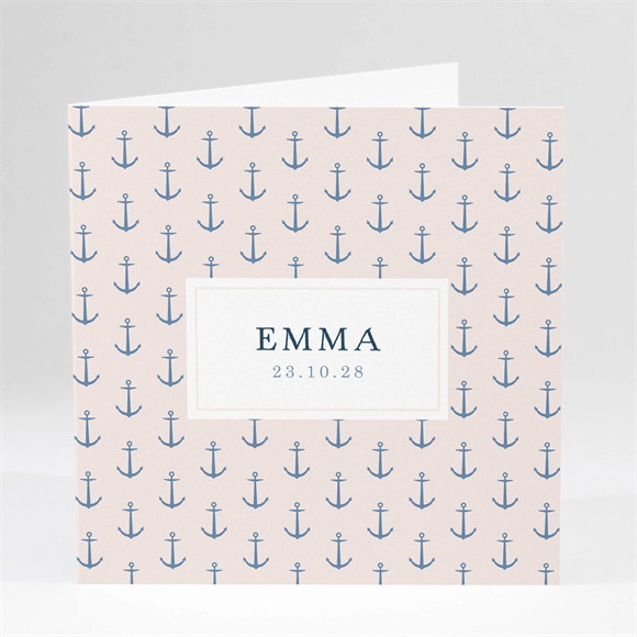 Geburtskarte Ankermuster ref.N46150