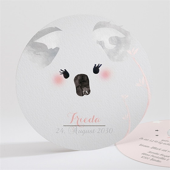 Geburtskarte Kleiner Koala