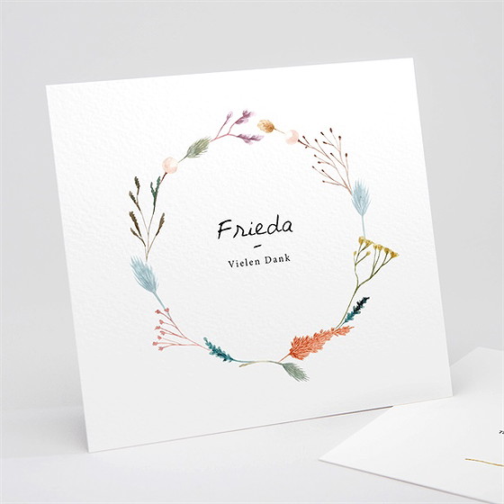 Dankeskarte Geburt Herbstgedicht