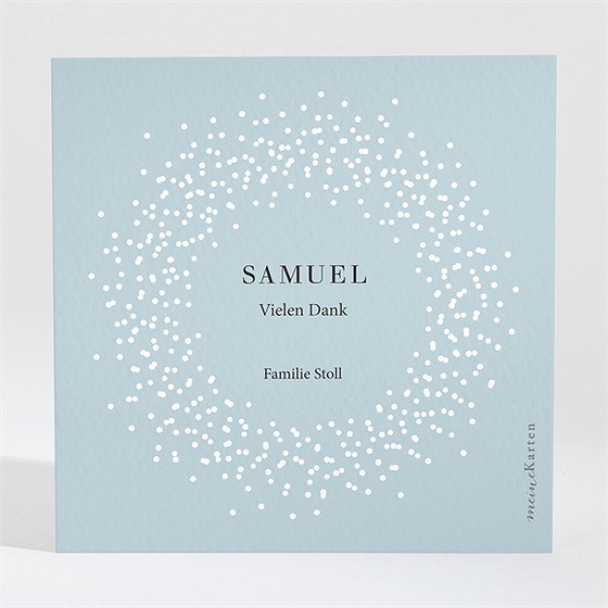 Dankeskarte Geburt Konstellation