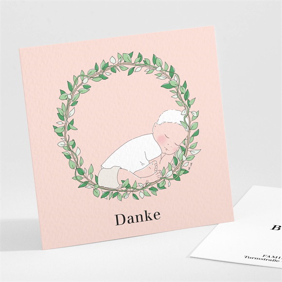 Dankeskarte Geburt Süße und Träume ref.N301215