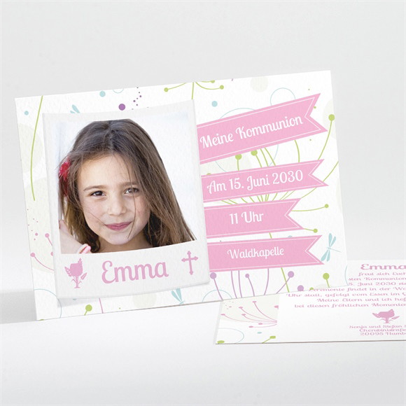 Einladung Kommunion Stimmung Mädchen ref.N11137