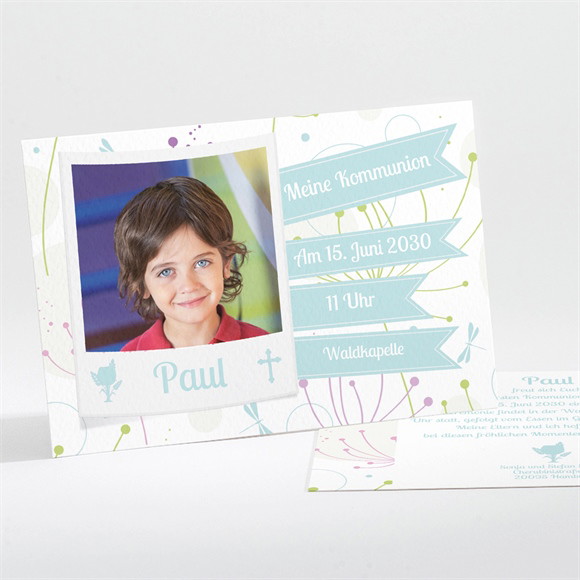 Einladung Kommunion Stimmung Junge ref.N11143