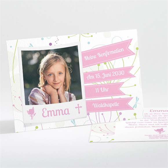 Einladung Konfirmation Farbenfrohe Konfirmation ref.N111268
