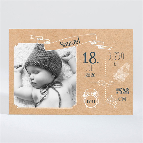 Geburtskarte Wir präsentieren stolz ref.N11024