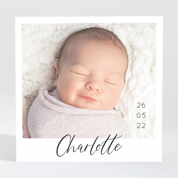 Geburtskarte Mein kleines Polaroid ref.N3001643