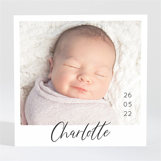 Geburtskarte Mein Kleines Polaroid