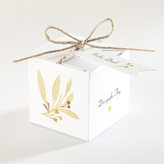 Geschenkbox Hochzeit Herbststrauß