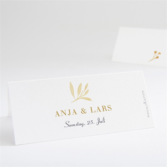 Tischkarte Hochzeit Herbststrauß