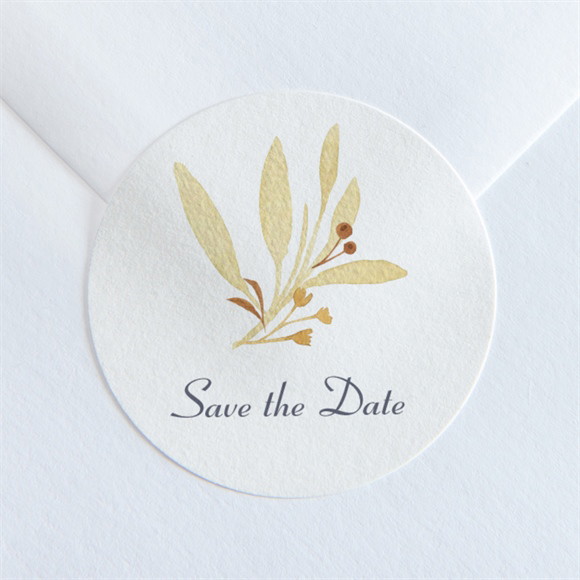 Aufkleber Hochzeit Herbststrauß ref.N360113