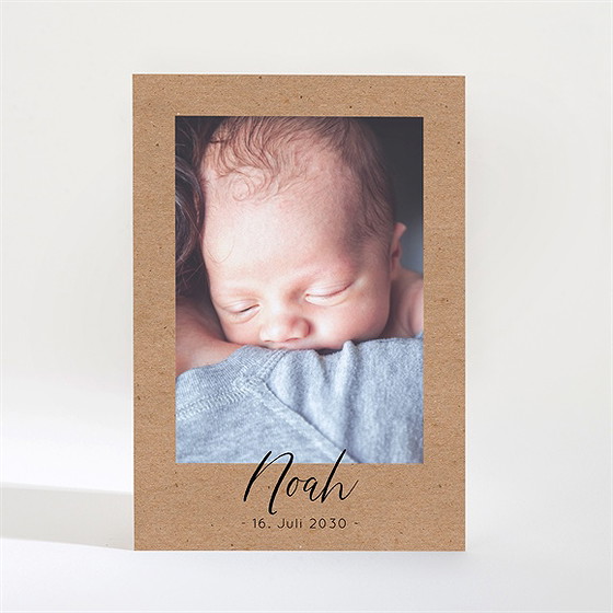 Geburtskarte Kleiner Rahmen