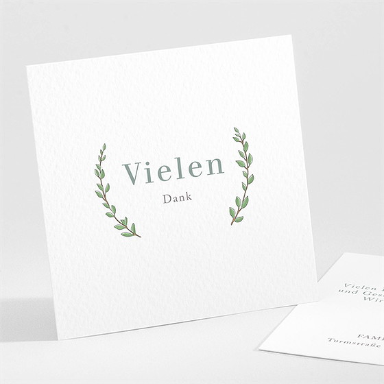 Dankeskarte Geburt Meine Wiege