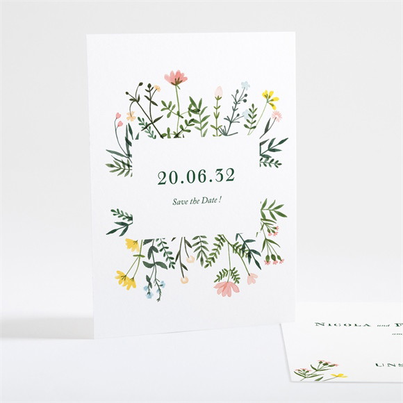 Save the Date Karte Wilde Blumen ref.N25111