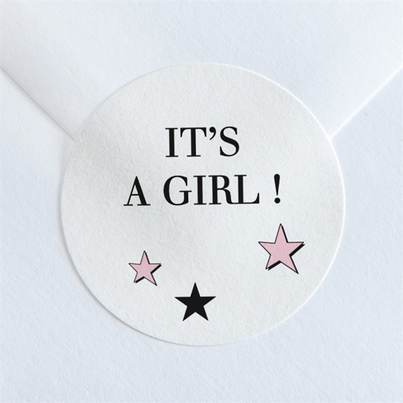 Sticker Geburt Super Girl ref.N36085