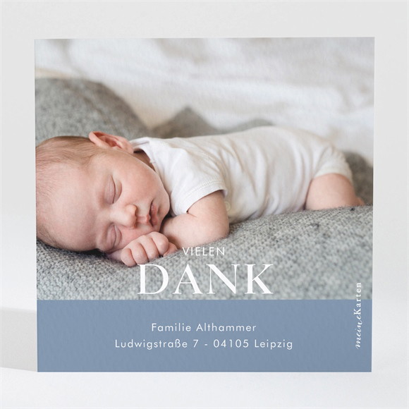 Dankeskarte Geburt Kokon ref.N3001583