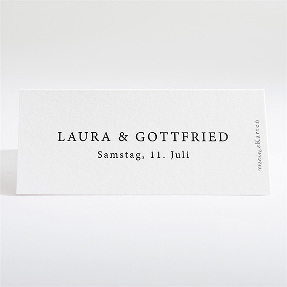 Tischkarte Hochzeit Waldrand