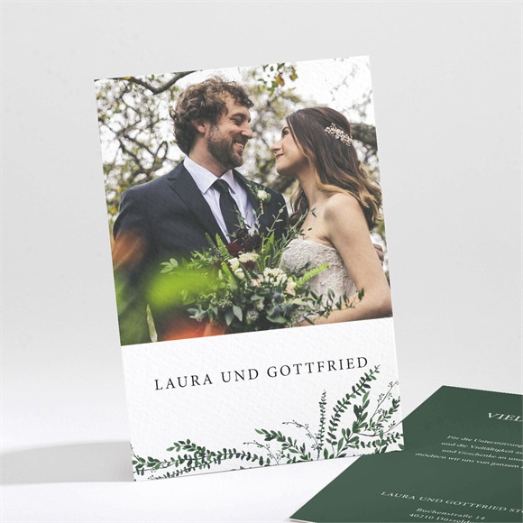 Dankeskarte Hochzeit Waldrand ref.N211280