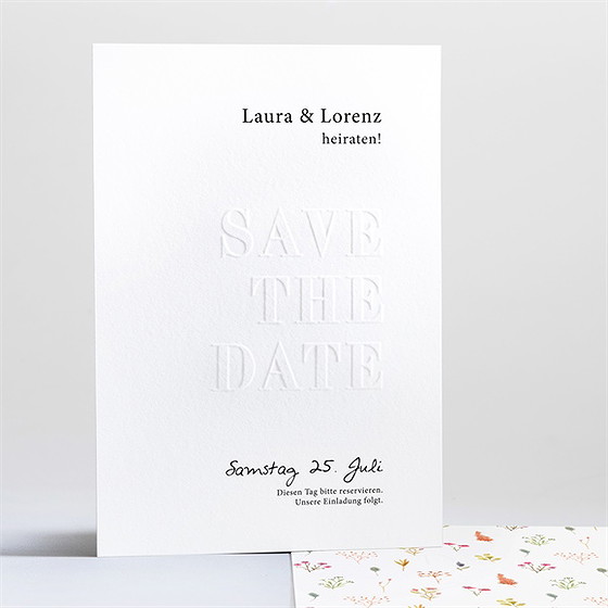 Save The Date Karte Frühlingstanz