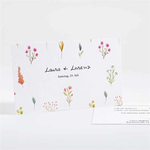 Antwortkarte Hochzeit Frühlingstanz ref.N161128