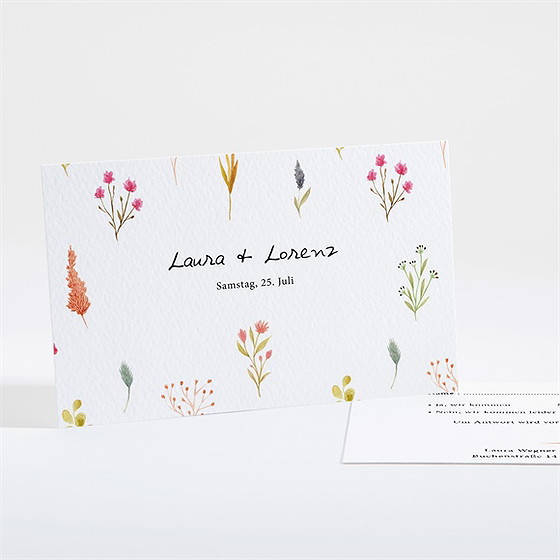 Antwortkarte Hochzeit Frühlingstanz