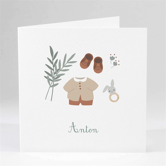Geburtskarte Zärtlichkeit Junge ref.N451203