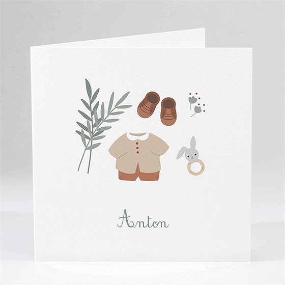 Geburtskarte Zärtlichkeit Junge