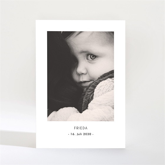 Geburtskarte Portrait