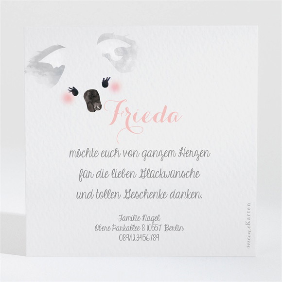 Dankeskarte Geburt Kleiner Koala ref.N300230
