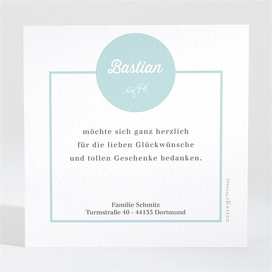 Dankeskarte Geburt Fotos