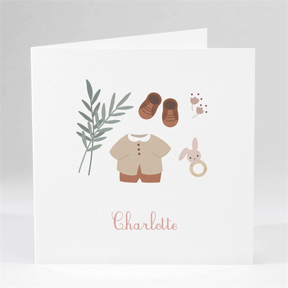 Geburtskarte Meine kleinen Sachen ref.N451202