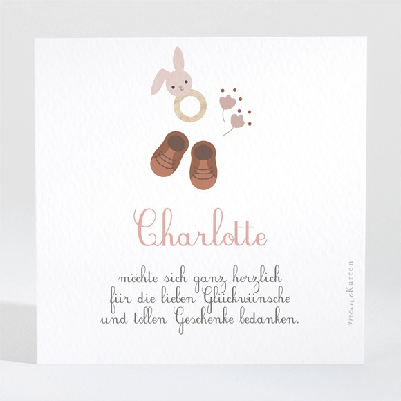 Dankeskarte Geburt Meine kleinen Sachen ref.N3001659